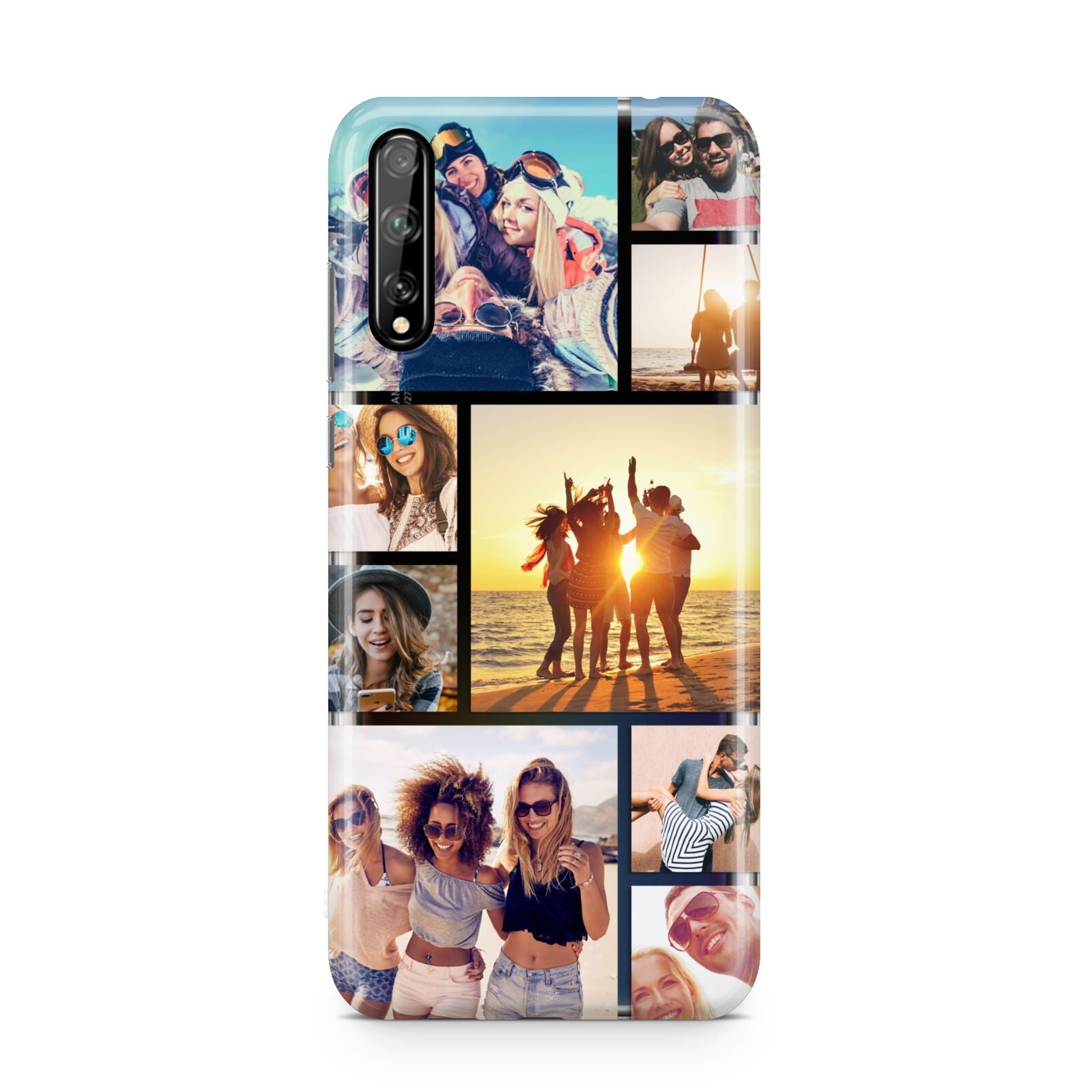 Abstract Photo Collage Upload Huawei Enjoy 10s Phone Case