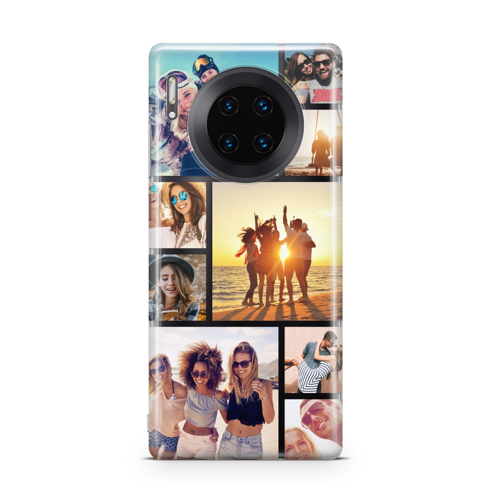 Abstract Photo Collage Upload Huawei Mate 30 Pro Phone Case
