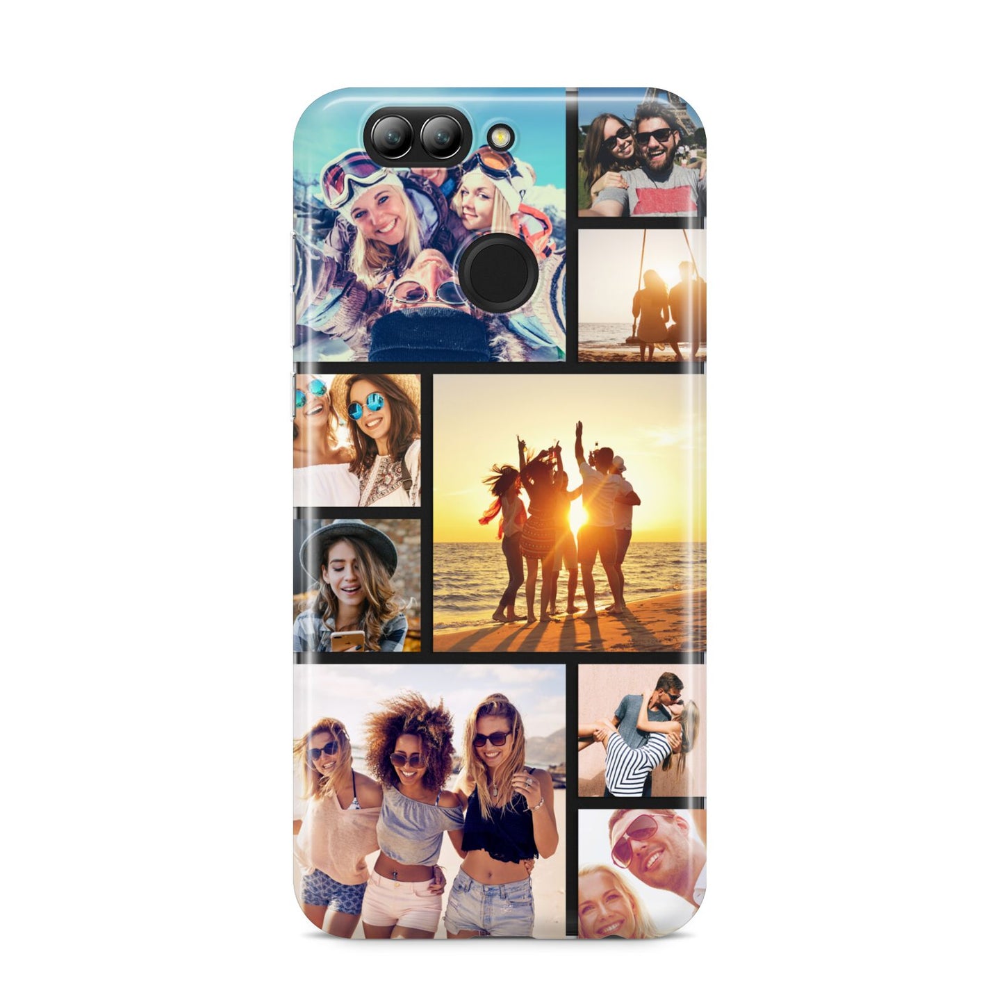 Abstract Photo Collage Upload Huawei Nova 2s Phone Case