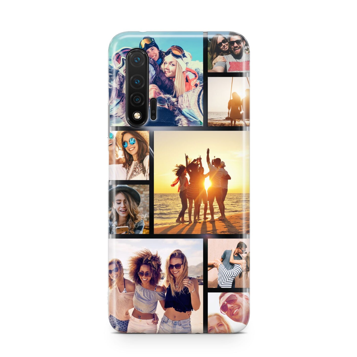 Abstract Photo Collage Upload Huawei Nova 6 Phone Case