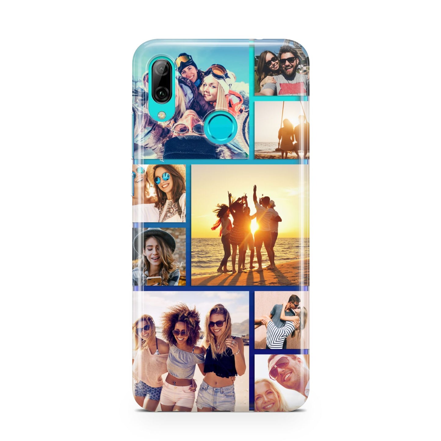 Abstract Photo Collage Upload Huawei P Smart 2019 Case