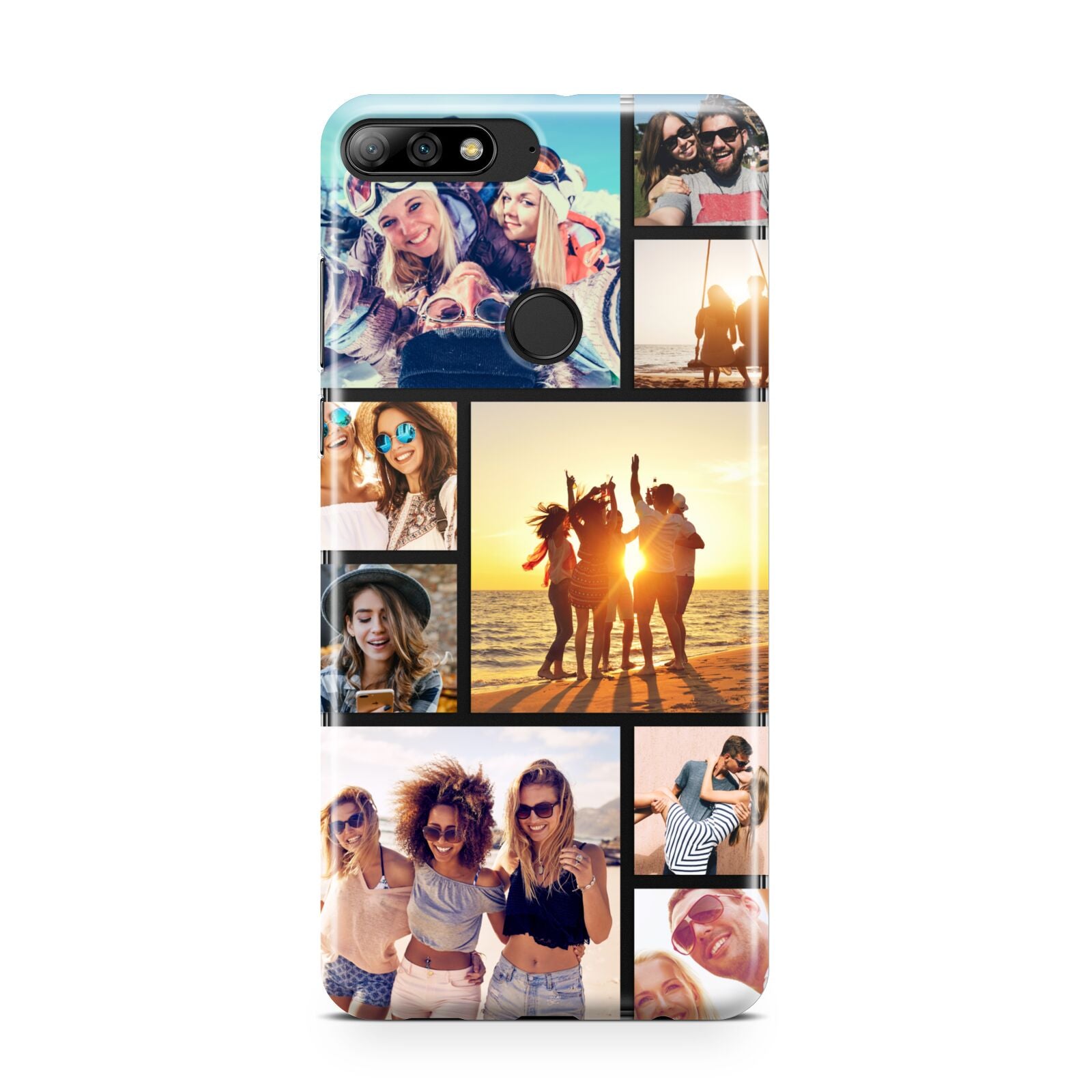 Abstract Photo Collage Upload Huawei Y7 2018