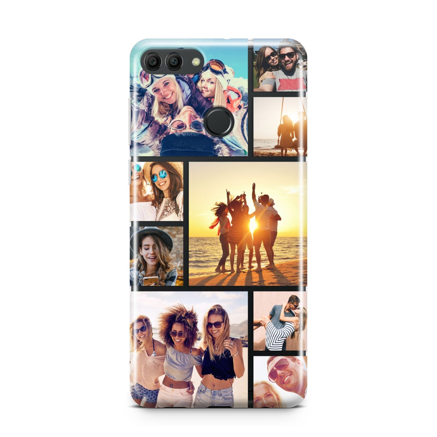 Abstract Photo Collage Upload Huawei Y9 2018