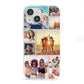 Abstract Photo Collage Upload iPhone 13 Mini Clear Bumper Case