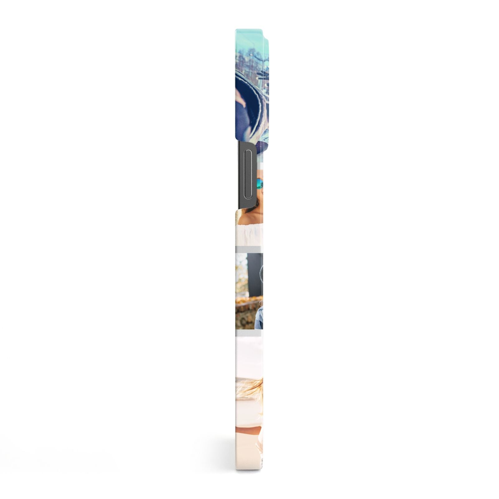 Abstract Photo Collage Upload iPhone 13 Pro Max Side Image 3D Snap Case