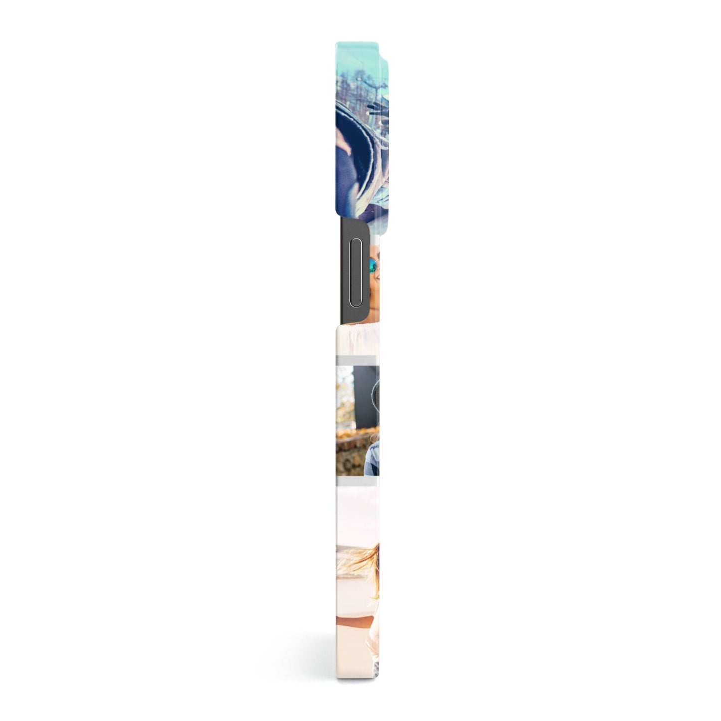 Abstract Photo Collage Upload iPhone 13 Pro Side Image 3D Snap Case