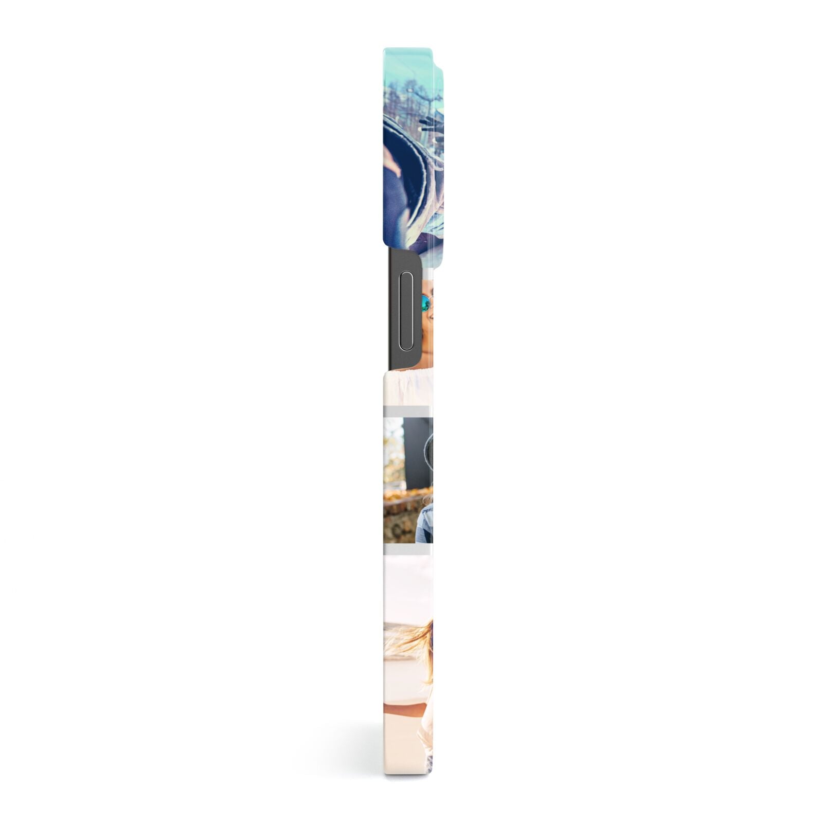 Abstract Photo Collage Upload iPhone 13 Pro Side Image 3D Snap Case