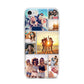 Abstract Photo Collage Upload iPhone 7 Bumper Case on Silver iPhone