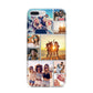 Abstract Photo Collage Upload iPhone 7 Plus Bumper Case on Silver iPhone