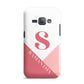 Abstract Pink Initial with Name Samsung Galaxy J1 2016 Case