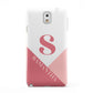 Abstract Pink Initial with Name Samsung Galaxy Note 3 Case