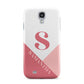 Abstract Pink Initial with Name Samsung Galaxy S4 Case