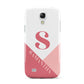 Abstract Pink Initial with Name Samsung Galaxy S4 Mini Case