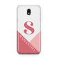 Abstract Pink Initial with Name Samsung J5 2017 Case