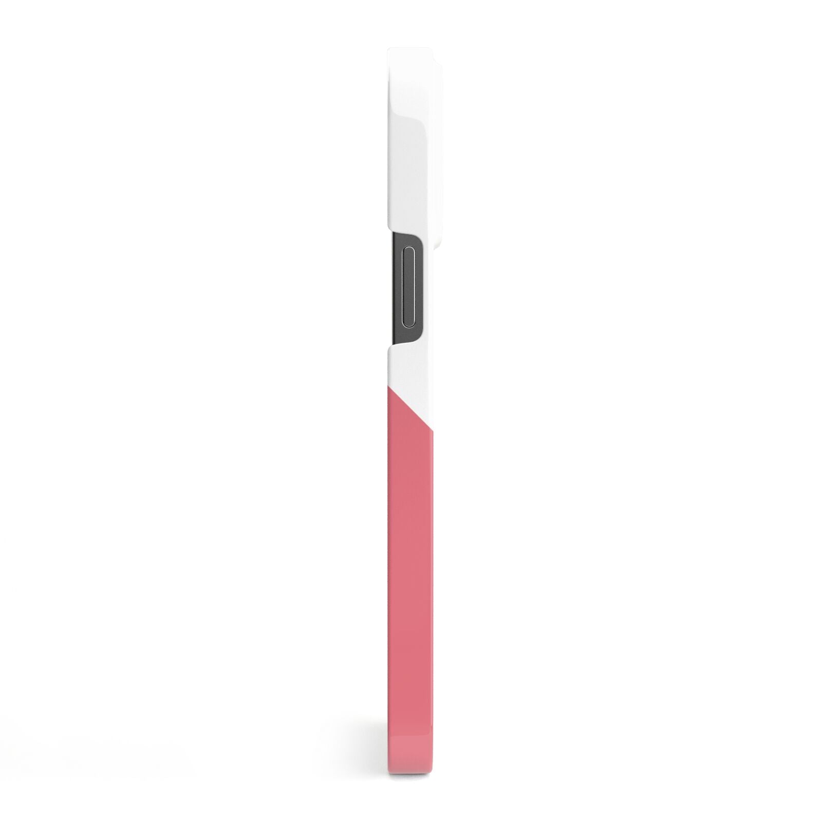 Abstract Pink Initial with Name iPhone 13 Pro Max Side Image 3D Snap Case