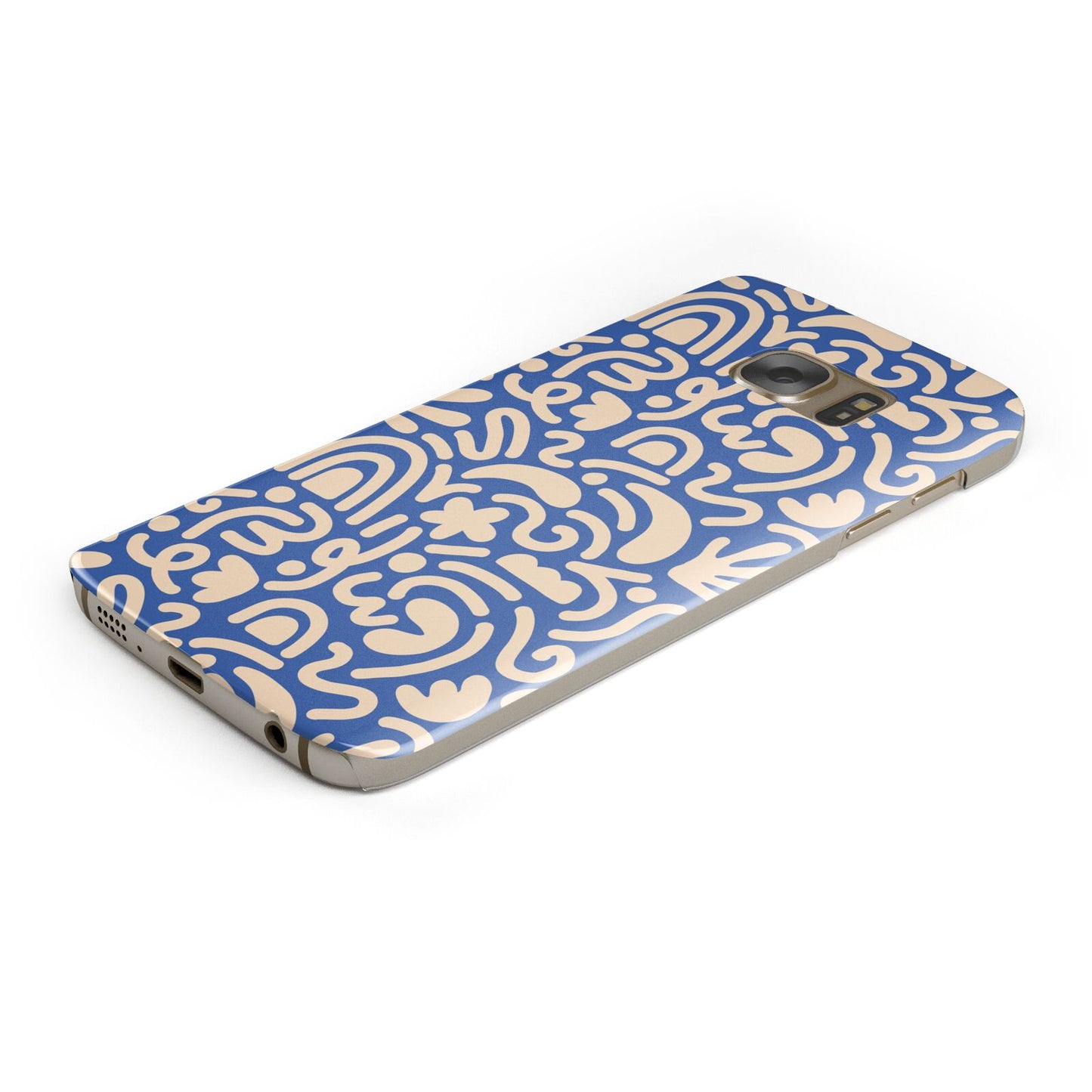 Abstract Protective Samsung Galaxy Case Angled Image