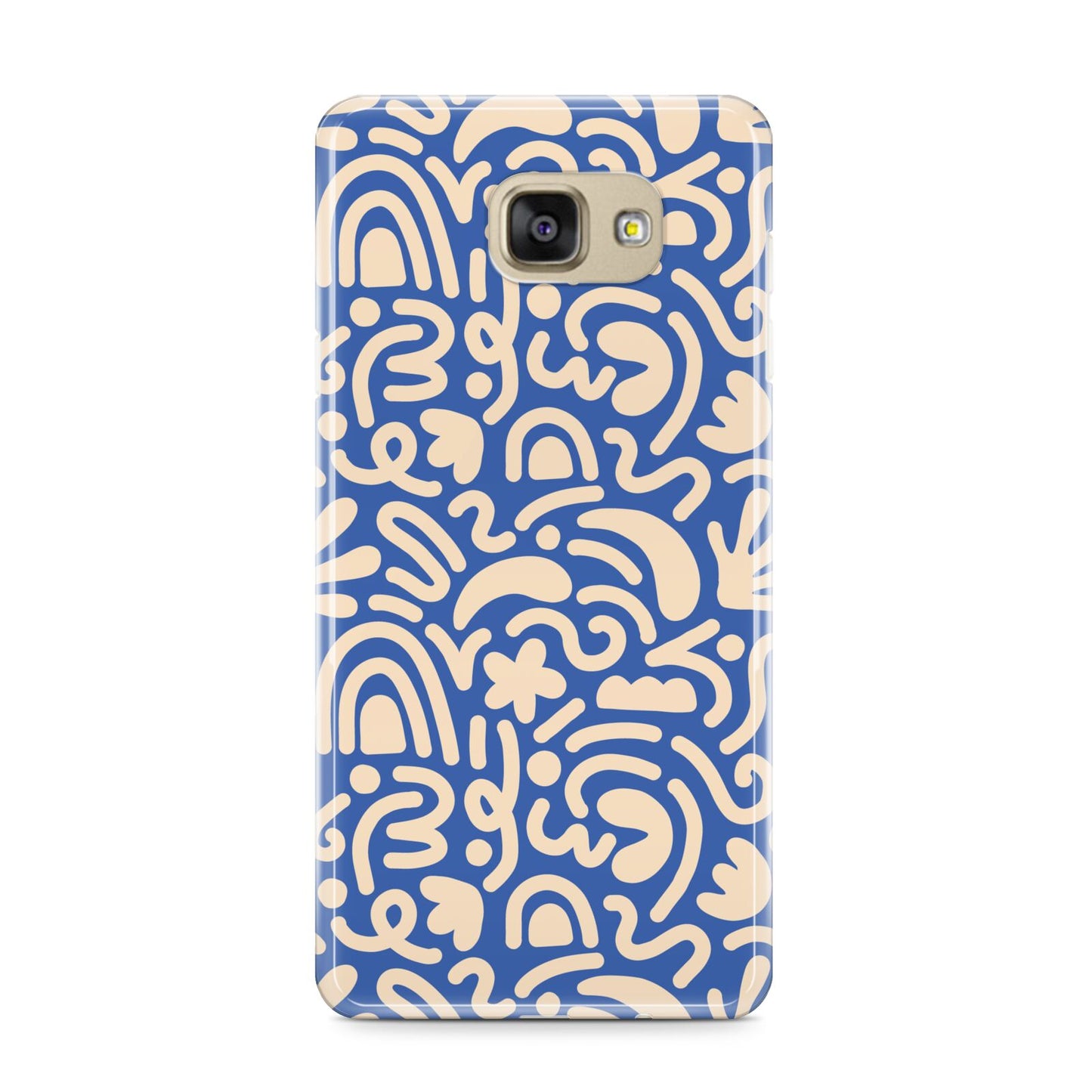 Abstract Samsung Galaxy A9 2016 Case on gold phone