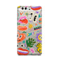 Abstract Shape Sticker Huawei P9 Case