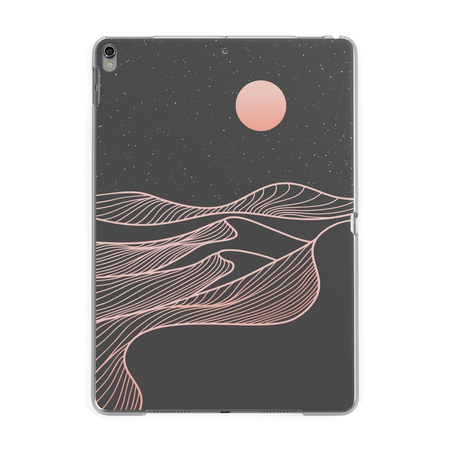 Abstract Sunset Apple iPad Grey Case