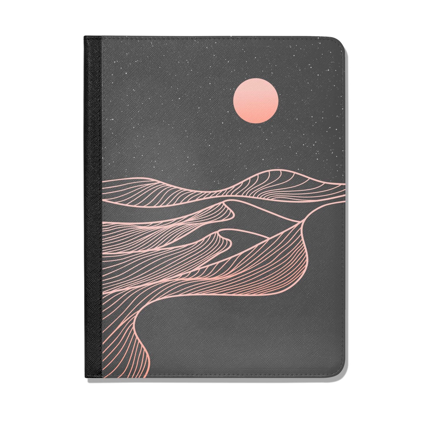 Abstract Sunset Apple iPad Leather Folio Case