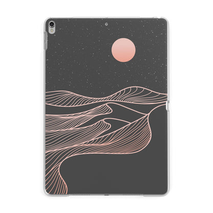 Abstract Sunset Apple iPad Silver Case