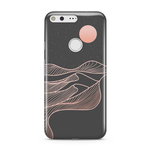 Abstract Sunset Google Pixel Case