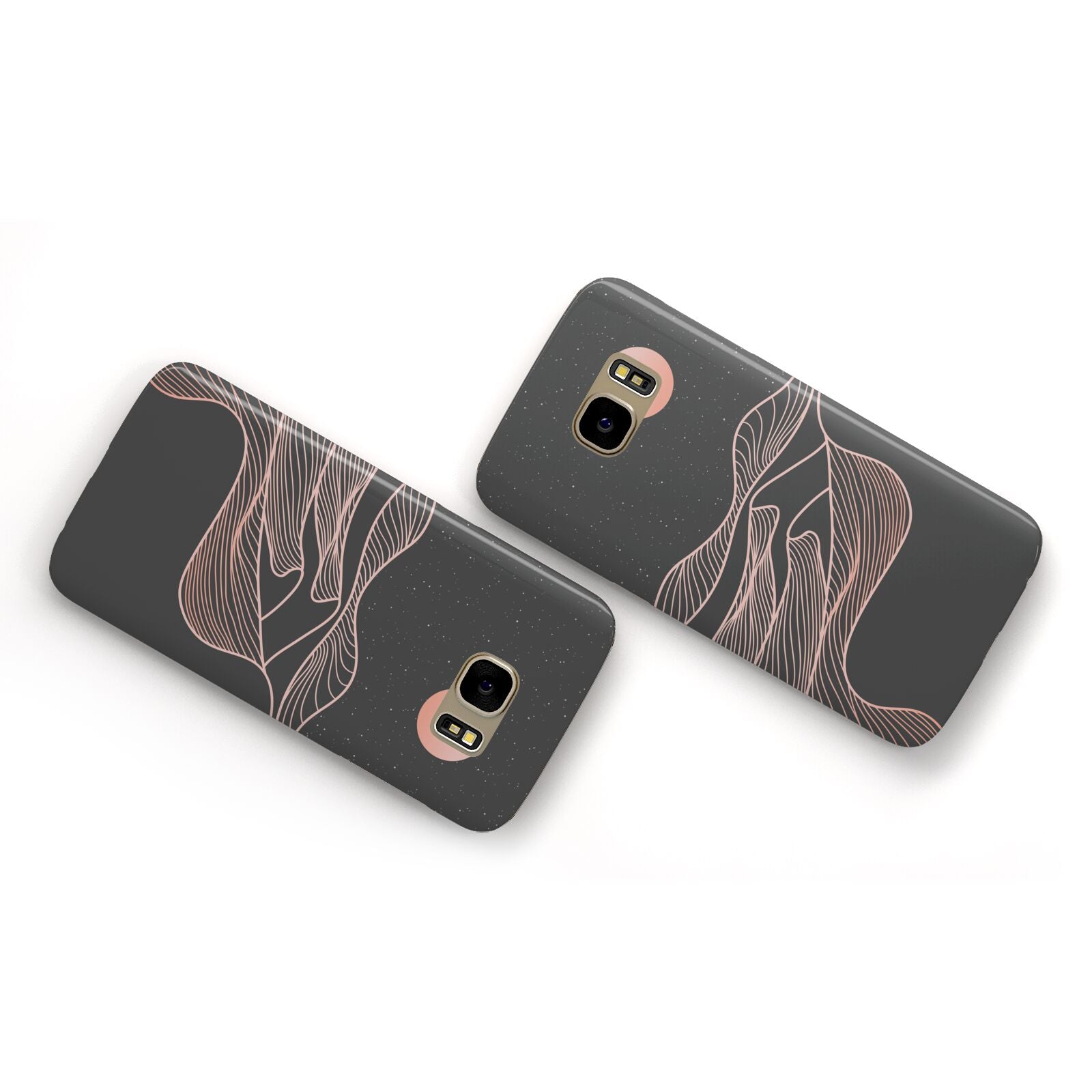Abstract Sunset Samsung Galaxy Case Flat Overview