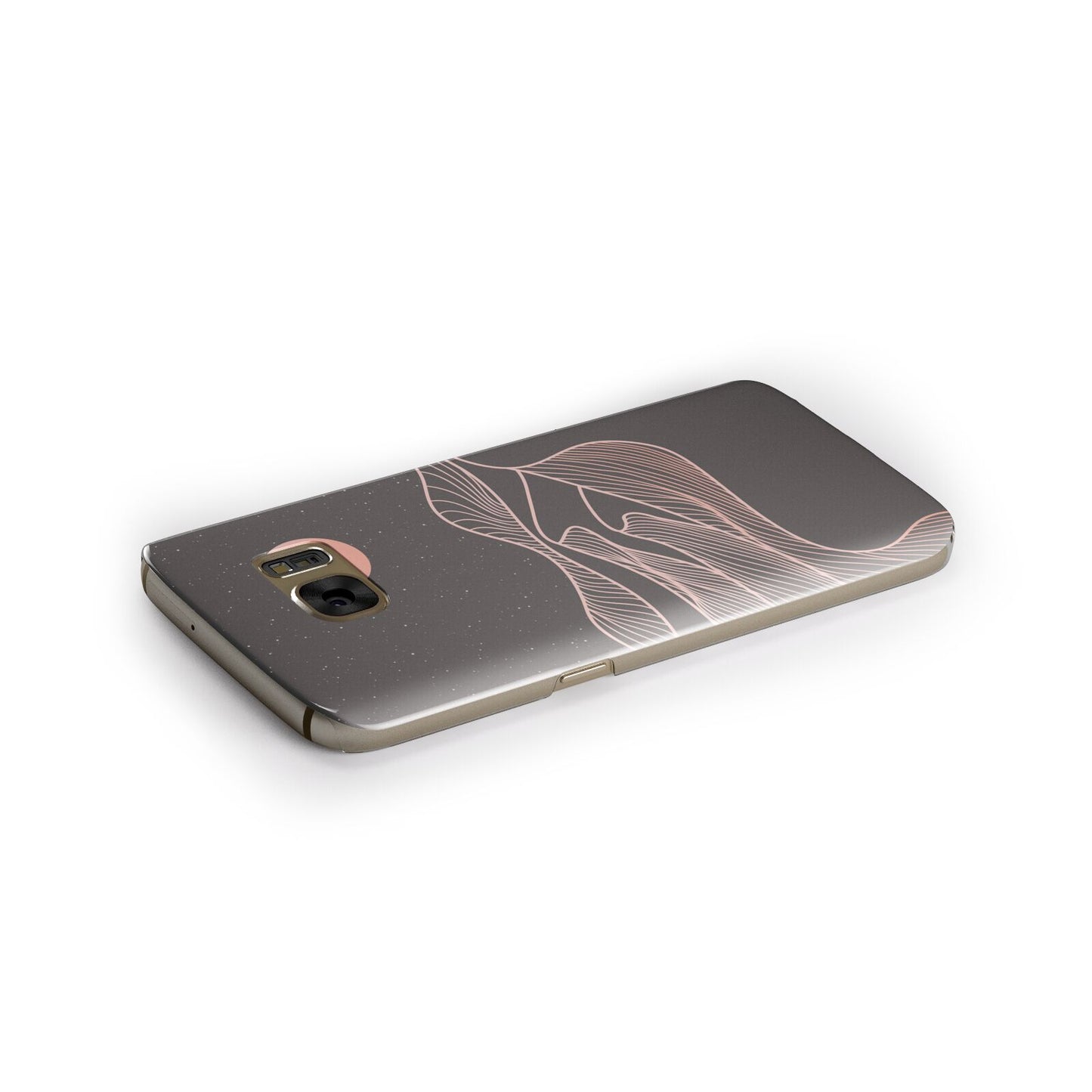 Abstract Sunset Samsung Galaxy Case Side Close Up