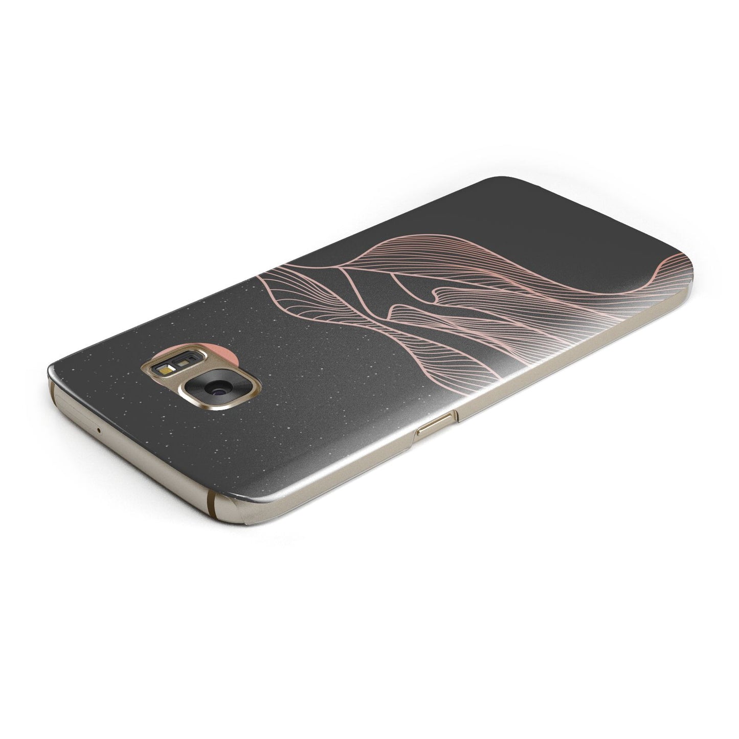 Abstract Sunset Samsung Galaxy Case Top Cutout