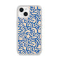 Abstract iPhone 14 Clear Tough Case Starlight
