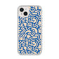 Abstract iPhone 14 Plus Clear Tough Case Starlight