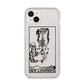 Ace of Swords Monochrome iPhone 14 Plus Clear Tough Case Starlight