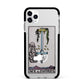 Ace of Swords Tarot Card Apple iPhone 11 Pro Max in Silver with Black Impact Case