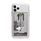 Ace of Swords Tarot Card Apple iPhone 11 Pro in Silver with Bumper Case