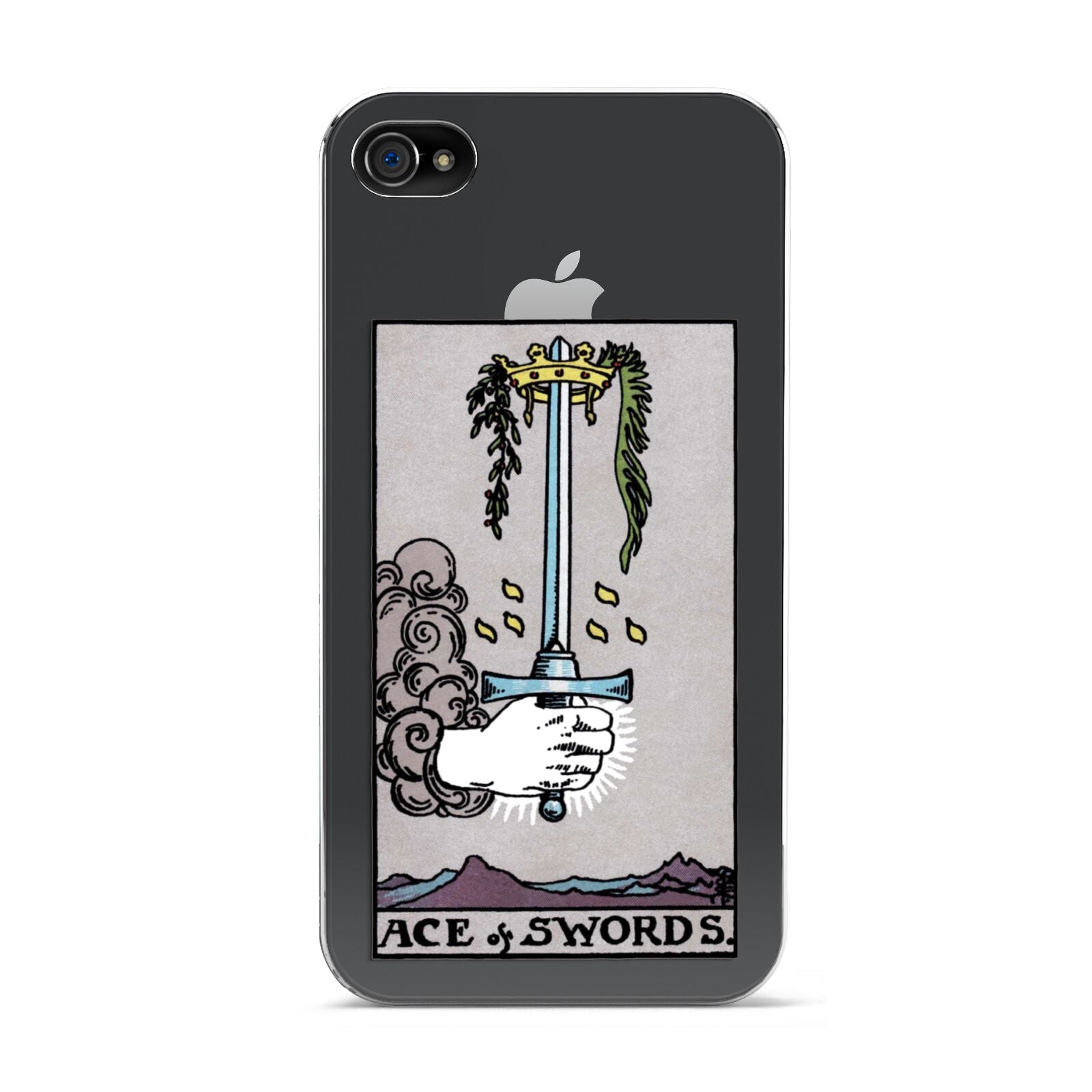 Ace of Swords Tarot Card Apple iPhone 4s Case