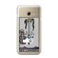Ace of Swords Tarot Card Samsung Galaxy A3 2017 Case on gold phone