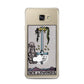 Ace of Swords Tarot Card Samsung Galaxy A7 2016 Case on gold phone