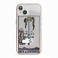 Ace of Swords Tarot Card iPhone 13 TPU Impact Case with Pink Edges