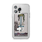 Ace of Swords Tarot Card iPhone 14 Pro Max Clear Tough Case Silver