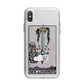 Ace of Swords Tarot Card iPhone X Bumper Case on Silver iPhone Alternative Image 1