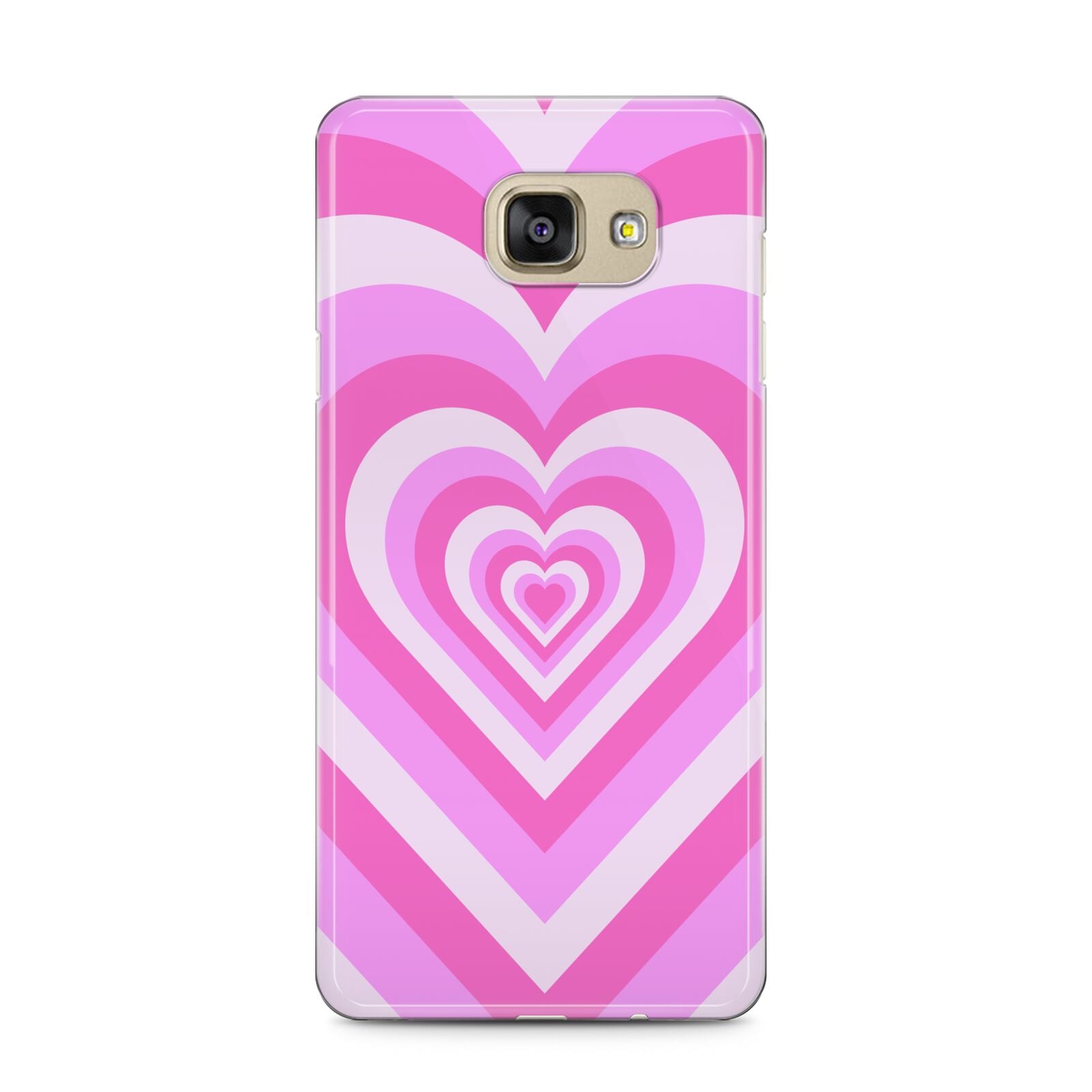 Aesthetic Heart Samsung Galaxy A5 2016 Case on gold phone