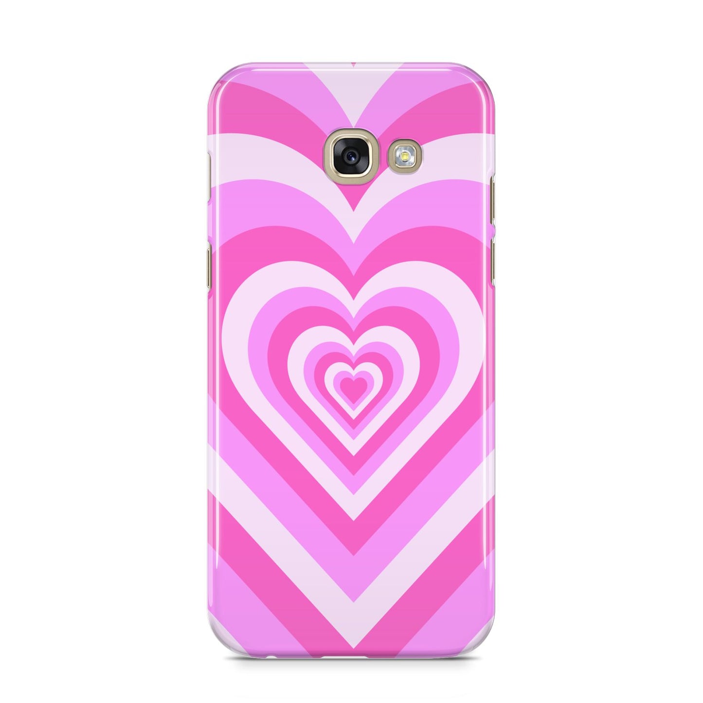 Aesthetic Heart Samsung Galaxy A5 2017 Case on gold phone