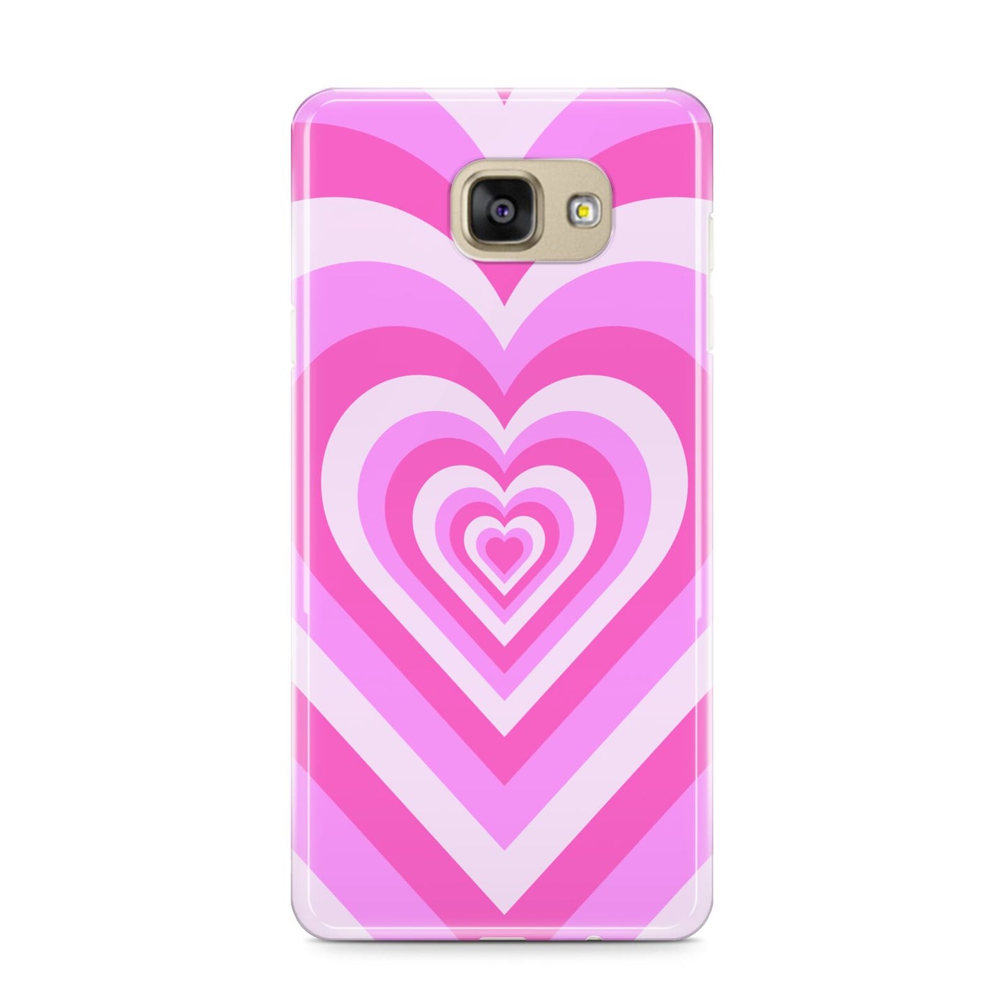 Aesthetic Heart Samsung Galaxy A9 2016 Case on gold phone