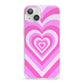 Aesthetic Heart iPhone 13 Clear Bumper Case