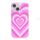 Aesthetic Heart iPhone 13 Mini Clear Bumper Case