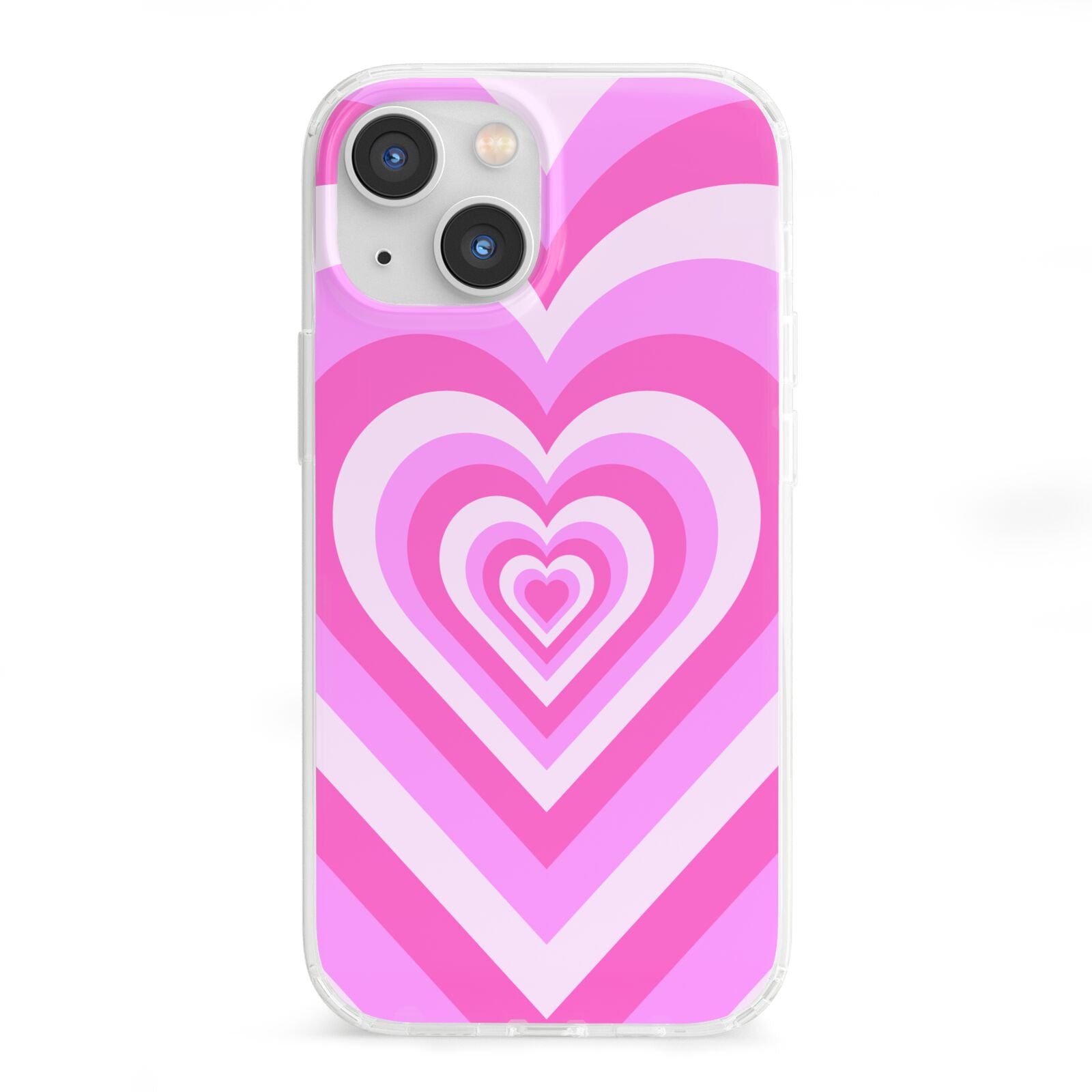 Aesthetic Heart iPhone 13 Mini Clear Bumper Case