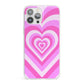 Aesthetic Heart iPhone 13 Pro Max Clear Bumper Case