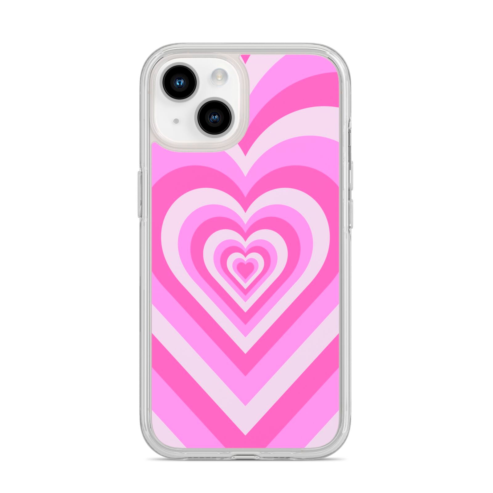 Aesthetic Heart iPhone 14 Clear Tough Case Starlight
