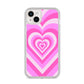 Aesthetic Heart iPhone 14 Plus Clear Tough Case Starlight