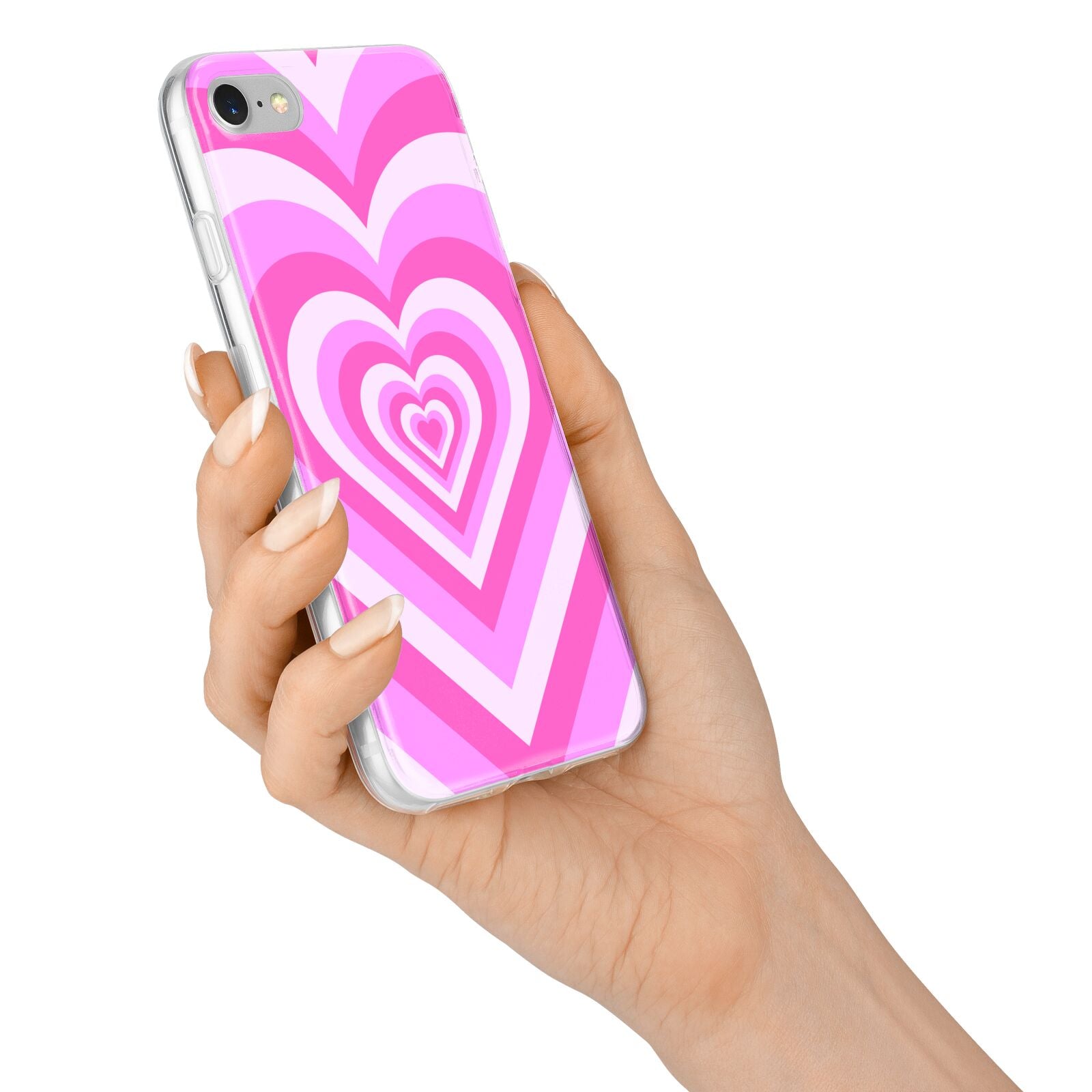 Aesthetic Heart iPhone 7 Bumper Case on Silver iPhone Alternative Image